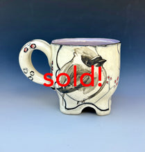 Load image into Gallery viewer, Hannah Niswonger, "Cedar Waxwing and Winterberry Mug”, #5