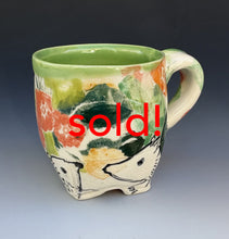Load image into Gallery viewer, Hannah Niswonger, "Hedgehog and Primrose Mug 1”, #8