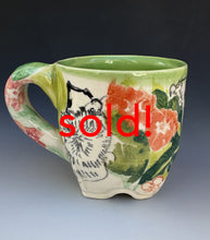 Load image into Gallery viewer, Hannah Niswonger, "Hedgehog and Primrose Mug 1”, #8