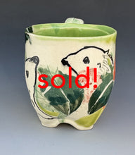 Load image into Gallery viewer, Hannah Niswonger, "Hedgehog and Primrose Mug 2”, #9