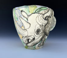 Load image into Gallery viewer, Hannah Niswonger, "Awkward Conversation, Toad and Rhino mug”, #2