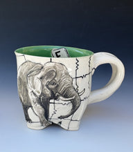 Load image into Gallery viewer, Hannah Niswonger, "Scrabble Mug, Elephant”, #3