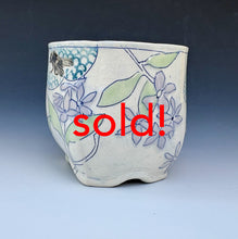Load image into Gallery viewer, Hannah Niswonger, " Bear, Bumblebee and Allegheny Serviceberry mug”, #12