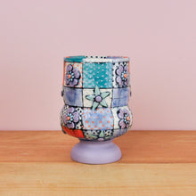 Load image into Gallery viewer, Be Rose, &quot;Footed Quilt Cup”, #5