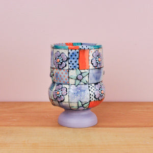 Be Rose, "Footed Quilt Cup”, #5