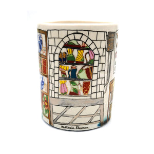 Melanie Sherman, “Tumbler with Kiln filled with Ceramic Wares”, #5