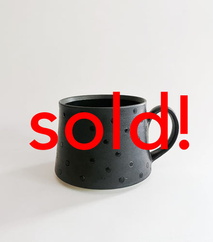 Bianka Groves, “Black on Black Dot Mug”, #5