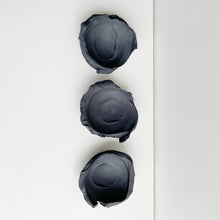 Load image into Gallery viewer, Erica Iman, &quot;Black Clay Moon Bowls, Set of 3&quot;