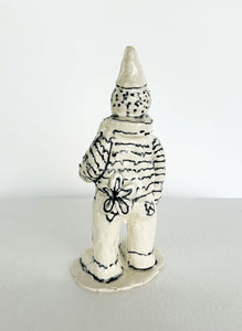 Jennifer Masley, "Stripped Sweater Clown”, #1