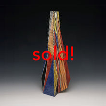 Load image into Gallery viewer, Wade MacDonald, &quot;Tall Dotted Fracture Vase&quot;