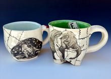 Load image into Gallery viewer, Hannah Niswonger, "Scrabble Mug, Elephant”, #3